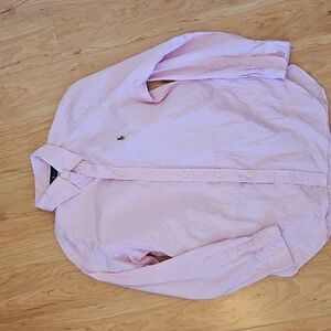Ralph Lauren Light Pink Casual Button-Down Shirt